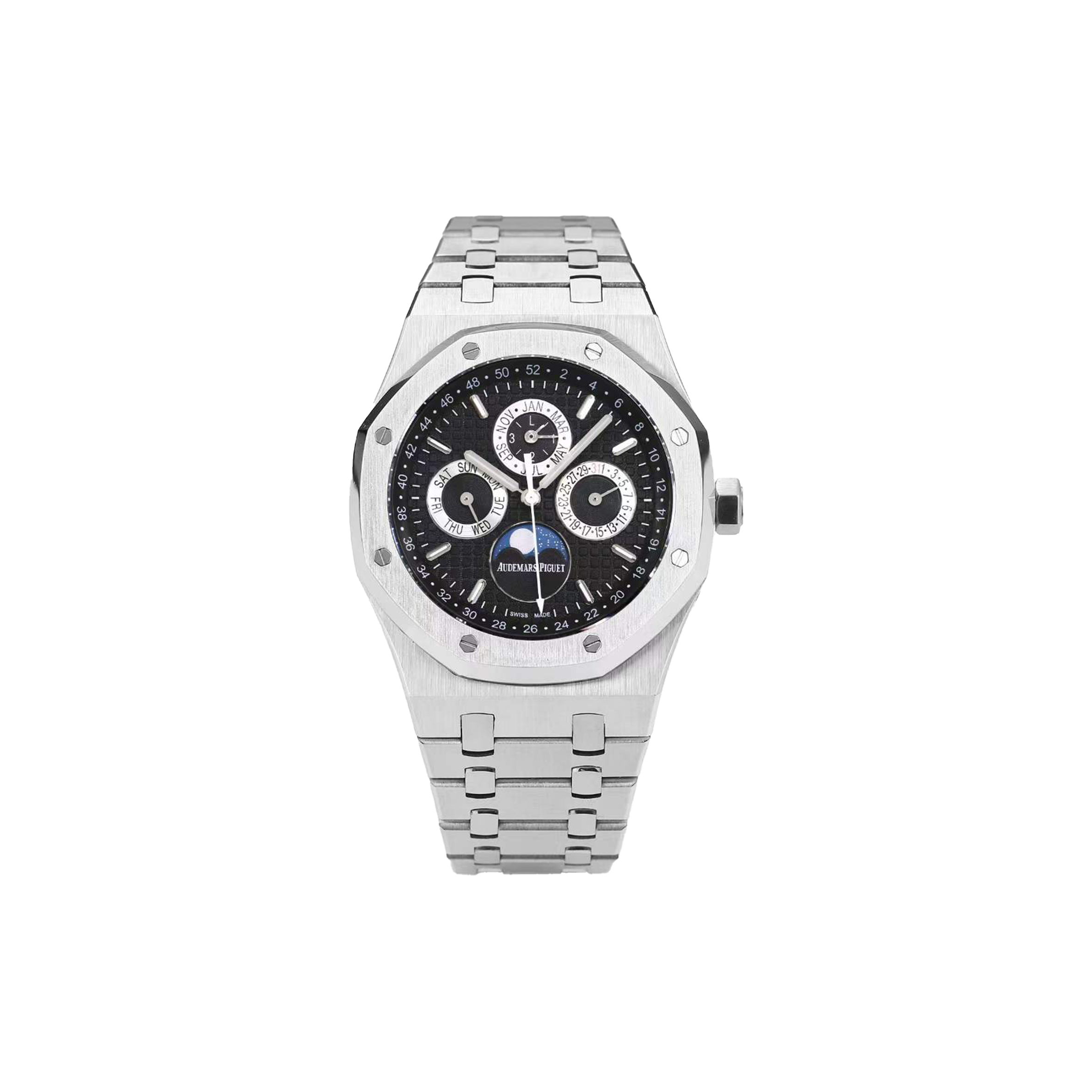 audemars P*g*et royal oak perpetual calendar 41mm watch 26597pt.oo.1220pt.01